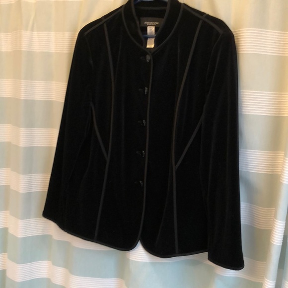 Jones New York Jackets & Blazers - Jones New York velvet jacket 18 WP